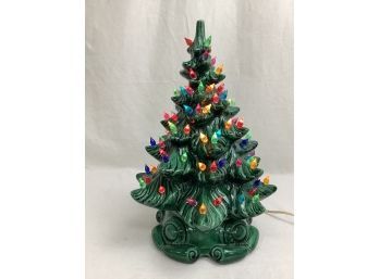 Vintage 16 Inch  Ceramic Christmas Tree