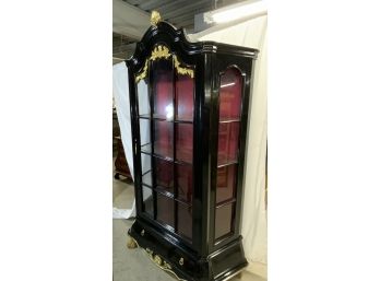 Black Painted Curio French Style