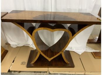 Heart Shaped Center Hall Table