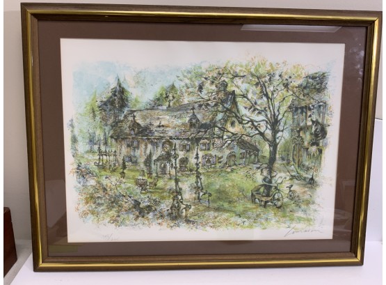 Daniel Louradour Signed And Numbered Color Lithograph