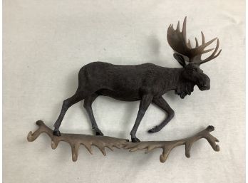 Resin Moose Hanging Key Holder