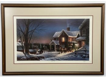 Master Painter Terry Redline Signed Limited Edition 'house Call' COA No. 5802/6800 Released February 1989.