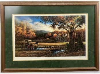 Master Painter Terry Redlin Signed & COA 'Wednesday'. Print 336/680.