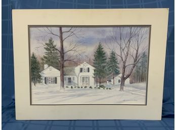 Mary Green LaForge Original Watercolor Connecticut Artist