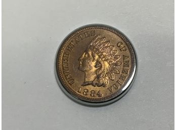 1884 Indian Head Cent Proof Toned