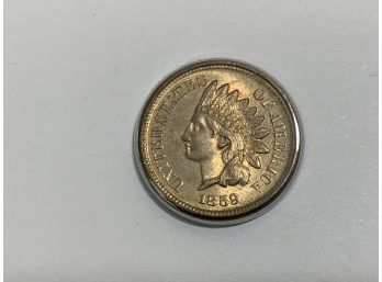 1859 Indian Cent Ms