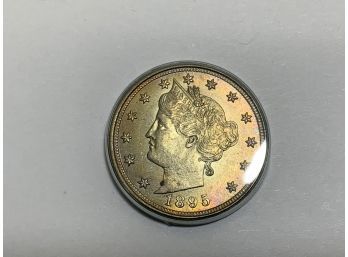 1895 Liberty Nickel Ms Toned