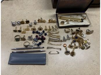 Vintage Men’s Jewelry Lot With Some Gold Filled