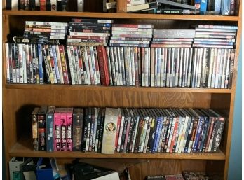 Collection Of DVDs And VHS