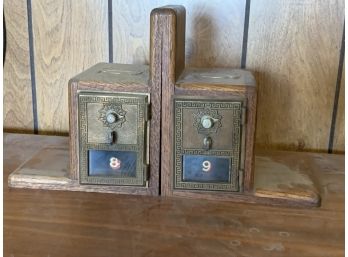 Post Office Box Banks That Were Turned Into Bookend