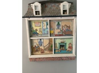 J. Coolidge And H. Poydar 'Doll House' Oil On Canvas