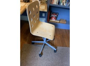 Retro Style Bent Wood Office Chair