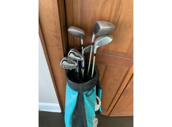 Intech Golf Clubs In The Carrying Bag Includes Drivers