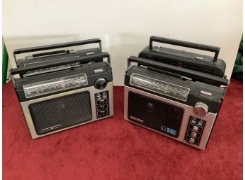 4 Vintage GE Radio Superadio, Superadio II