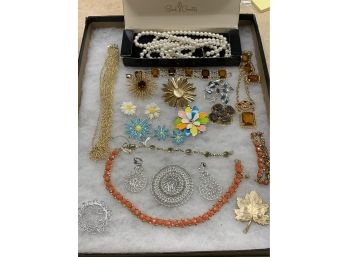 Large Grouping Of Signed Sarah Coventry Costume Jewelry