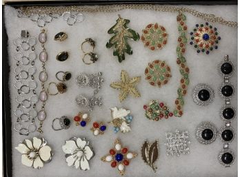 Large Lot Of Sarah Coventry Signed Costume Jewelry