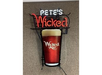Pete’s Wicked Ale Neon Sign