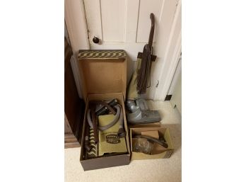 Vintage Kirby Vacuum Cleaner With The Box And Attachments