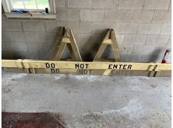 Pair Of Vintage Do Not Enter Signs