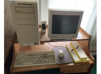 Vintage Computer Includes Dell Optiplex And Gateway 2000 Monitor