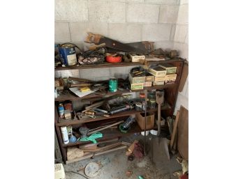 Assorted Garage Tools Including Vintage