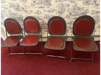 38 E.C. Hostess Brewer-Titchener Folding Retro Chairs