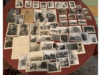 Grouping Of Assorted Ephemera And Photos Including WW2
