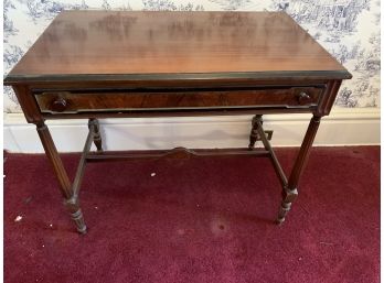Sligh Mahogany With Black Detail 1 Drawer Stand