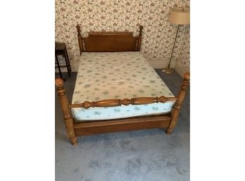 3 Piece Drexel Bedroom Set With Full Size Bed, Long Dresser, And Tall Chest