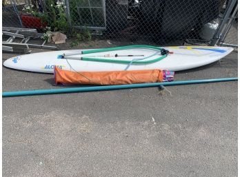 Tiga Aloha Windsurf Board With Mast And Sail