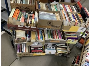 Large Grouping Of Books Including Novels, Spanish, Brazil, Israel, And Others Group D