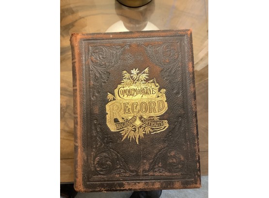Biographical Record Of Hartford County Connecticut 1901 Leather Bound Book