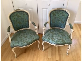 Pair Of French Style Arm Chairs