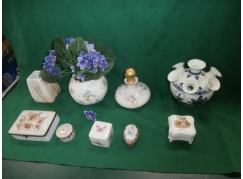 Limoges France, Trinket Boxes (Wadsworth Atheneum 1842-1992), Delft Blue (Made In Holland), Assorted Others