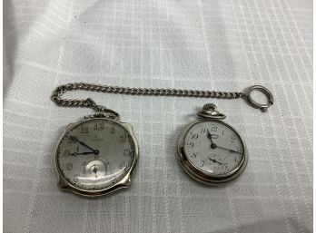 Two Pocket Watches Including A Gold Filled Elgin