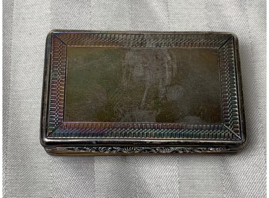 Francis Clark Sterling Silver Box 3.1 Ozt