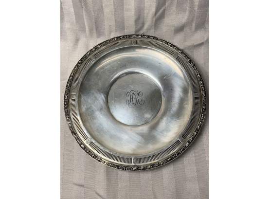 Sterling Silver 10” Plate 8.4 Ozt