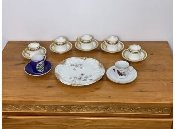 Grouping Of Demitasse Cups And Porcelain