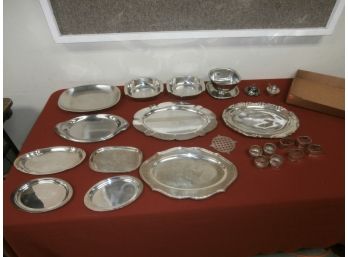 Stainless Steel And Silver Plate Including Reed And Barton
