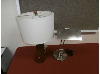 2 Contemporary Table Lamps