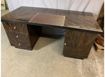 Retro Style Flat Top Double Bank Desk