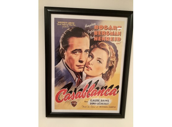 Casablanca Reprint Movie Poster