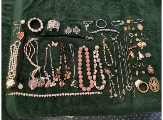 Large Grouping Of Costume Jewelry