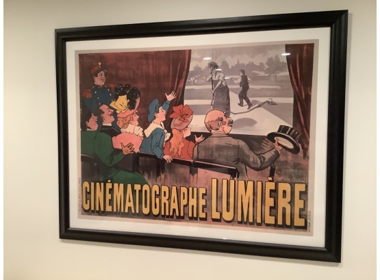Large Modern Reprint Of A French Poster