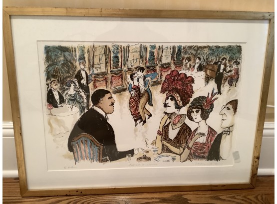 Signed Print With Dancers