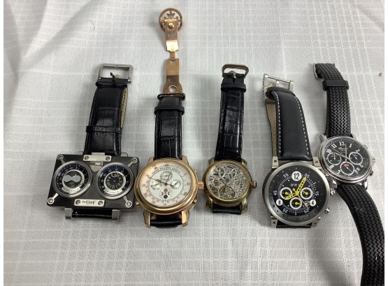 5 Watches With Leather Bands They Are Reproductions