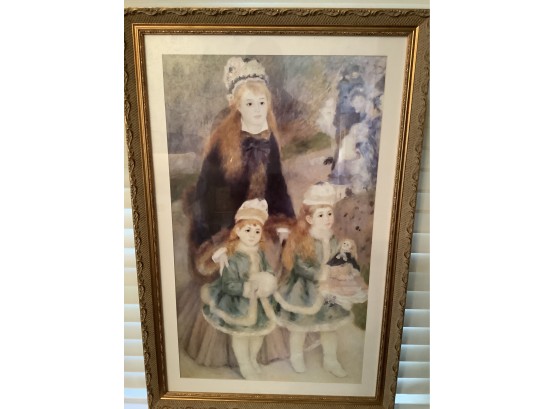 High Quality Print With Woman And Children