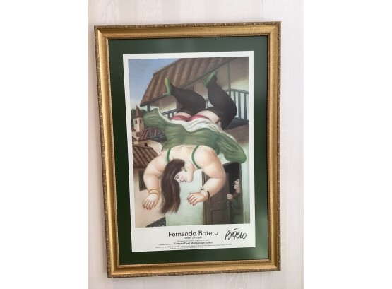 Fernando Botero Signed Nassau County Museum Of Art Poster