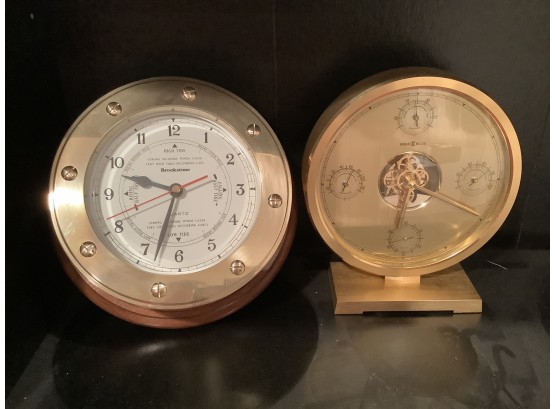 Howard Millet And Brookstone Clocks