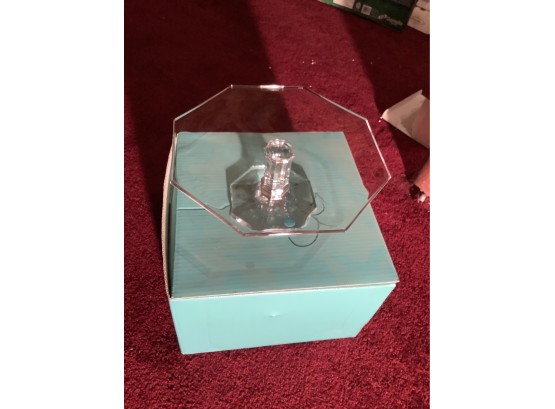 New Tiffany And Co. Crystal Cake Plate